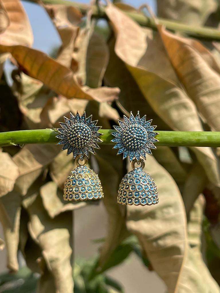 Blue Beam Jhumka