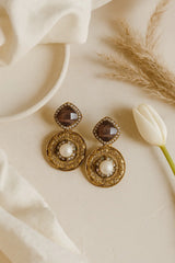 Burgundy Grace Earrings