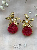 Cicek In Cherry Red