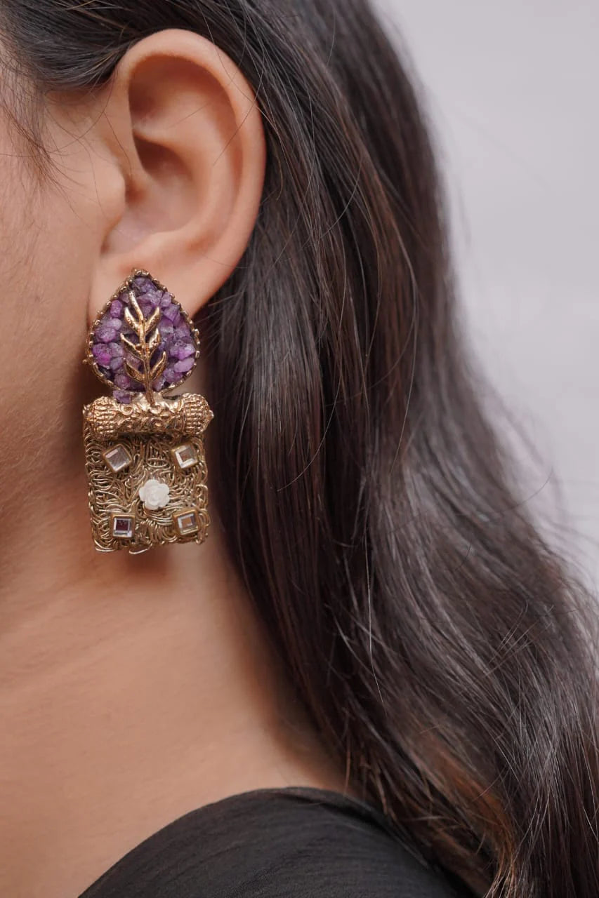 Paan Patta In Purple