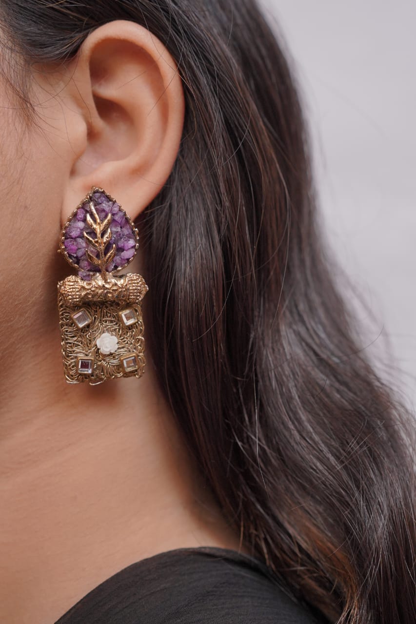 Paan Patta In Purple