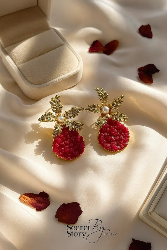 Cicek In Cherry Red