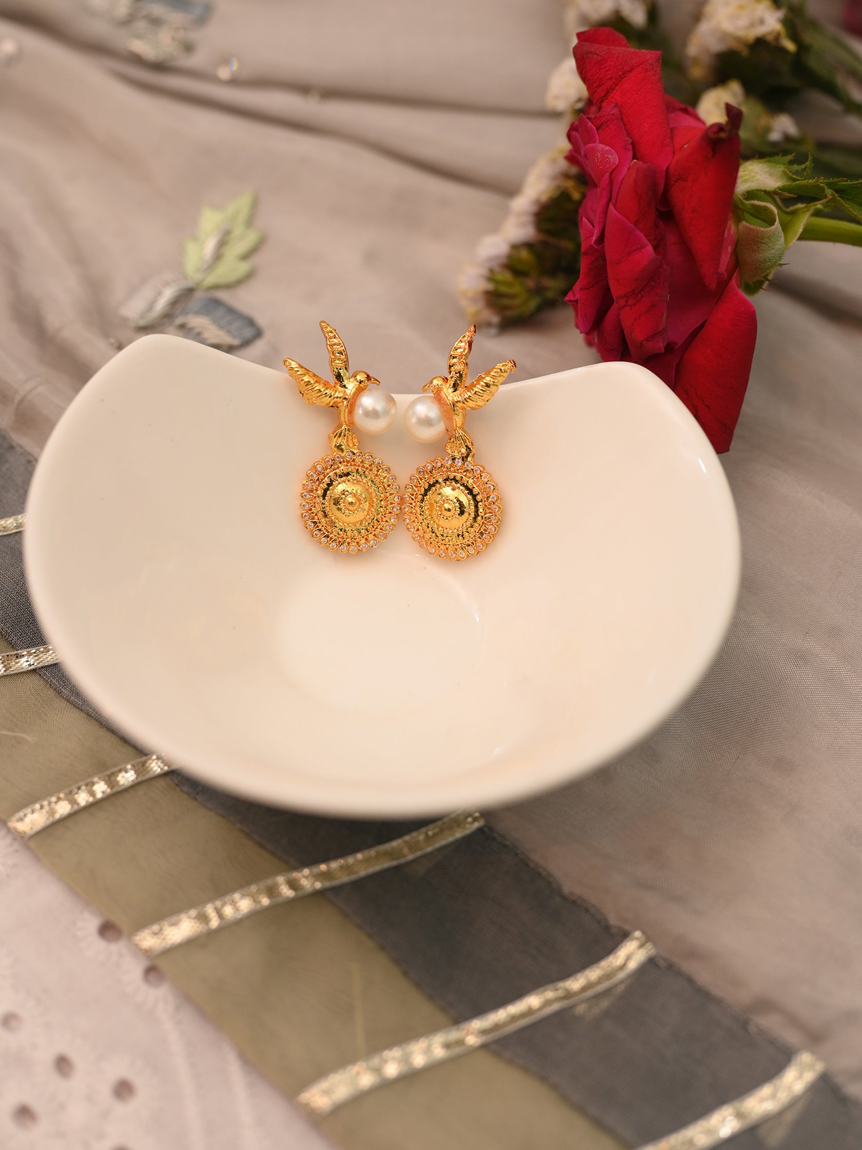 Camellia Earrings
