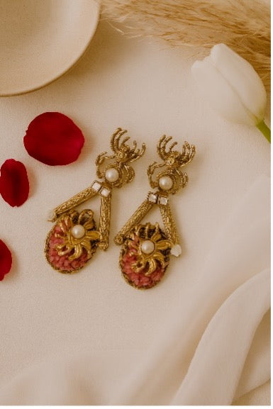 Charming Web Earrings