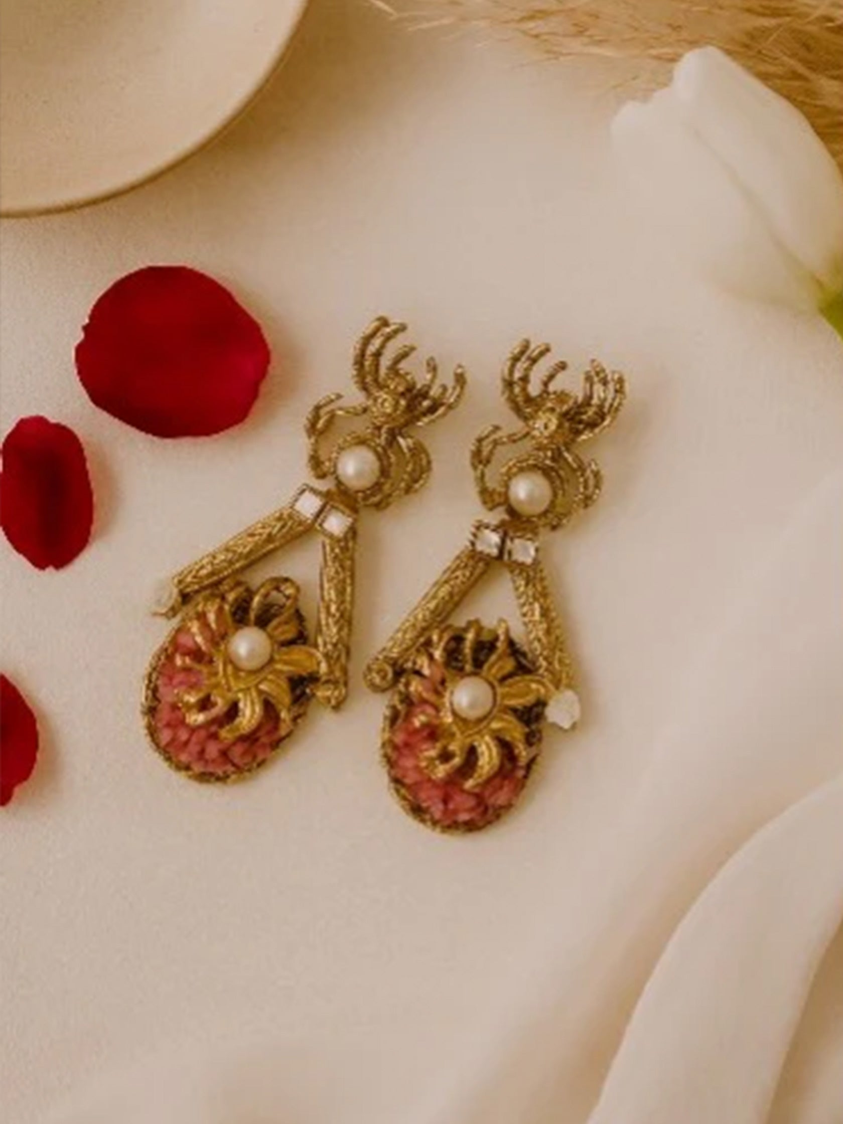 Charming Web Earrings